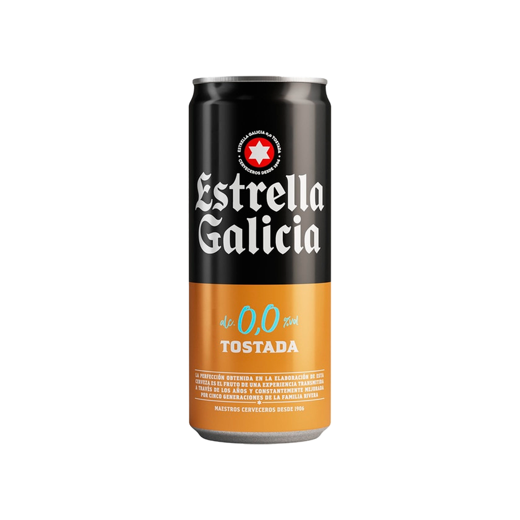0.0 TOSTADA NOPACK LATA 33 CL 4X6 NR ESTRELLA GALICIA