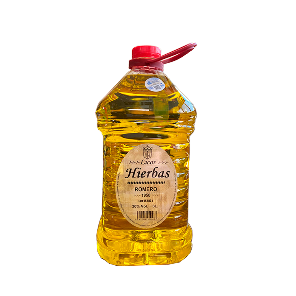 UND 4 LICOR ORUJO HIERBAS ROMERO 30º GARRAFA 3 L