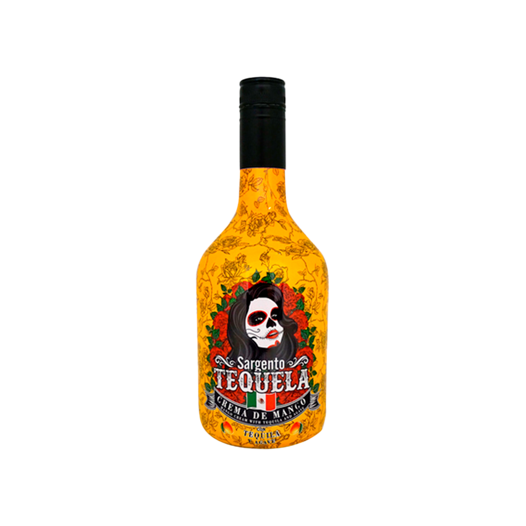 UND 6 TEQUILA MANGO CREMA 70 CL SARGENTO