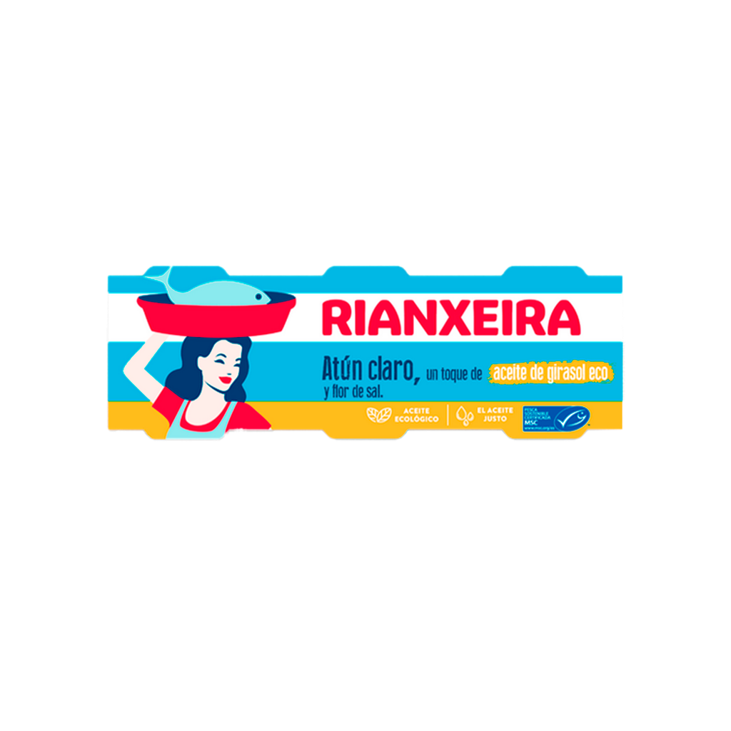 CAJA 16 UND ATUN CLARO RO-85 F.A PACK 3 RIANXEIRA