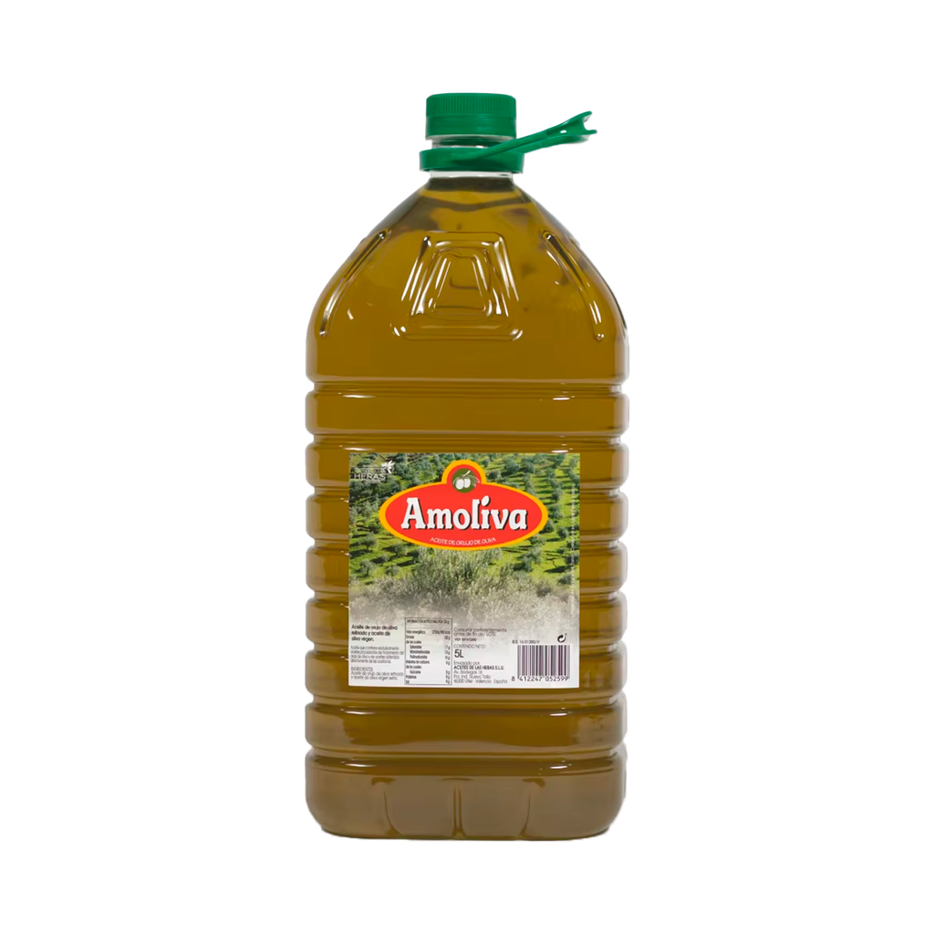 CAJA 3 UND ACEITE SANSA DE OLIVA 5 L AMOLIVA