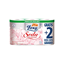 [96307] CAJA 7 UND PAPEL HIGIENICO FOXY SEDA 6 ROLLOS TALCO