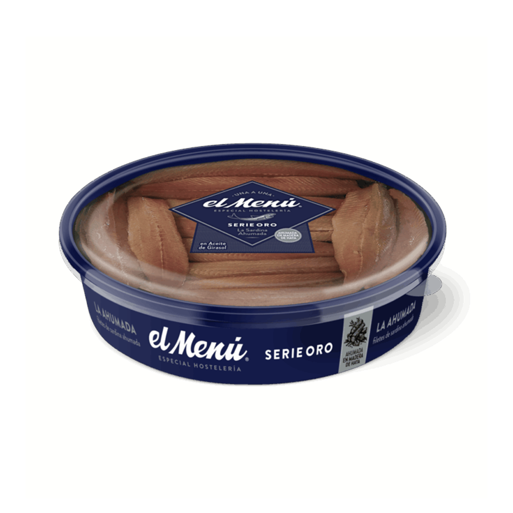 UND 6 LOMO DE SARDINA AHUMADA SERIE ORO T-550 G (20-25) EL MENU