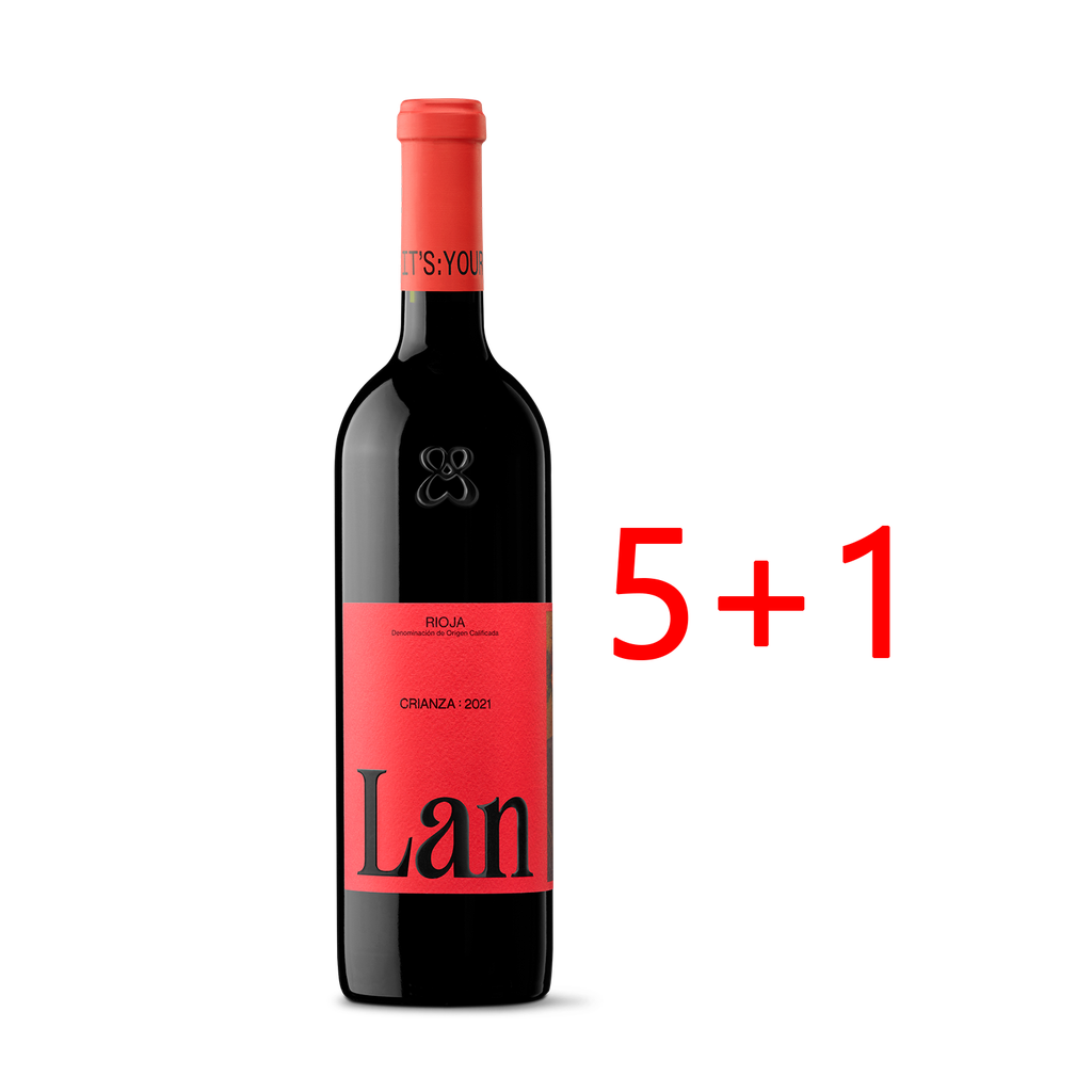 UND 5+1 VINO RIOJA LAN CRIANZA 75 CL