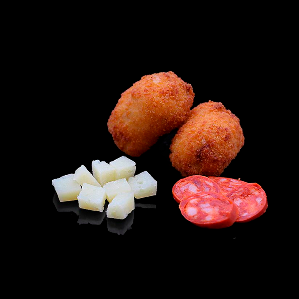 CAJA 60 UND 35 G CROQUETAS CHISTORRA QUESO IDIAZABAL 2 K VAREA