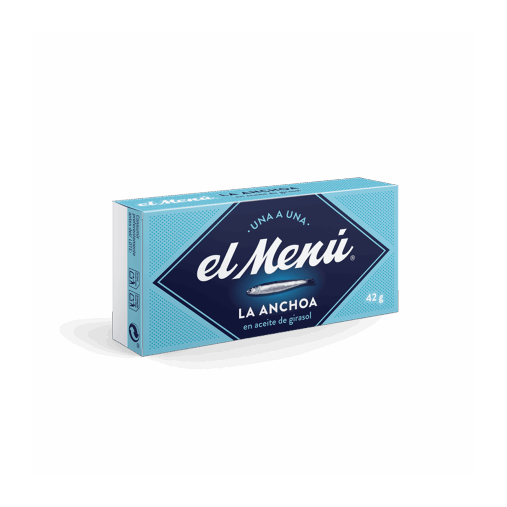 CAJA 24 UND ANCHOAS EL MENU LATA 50 G