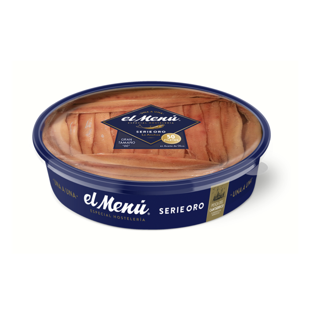 UND 6 ANCHOA GRANDE 50 FTES 600 G SERIE ORO MENU CANTABRICO
