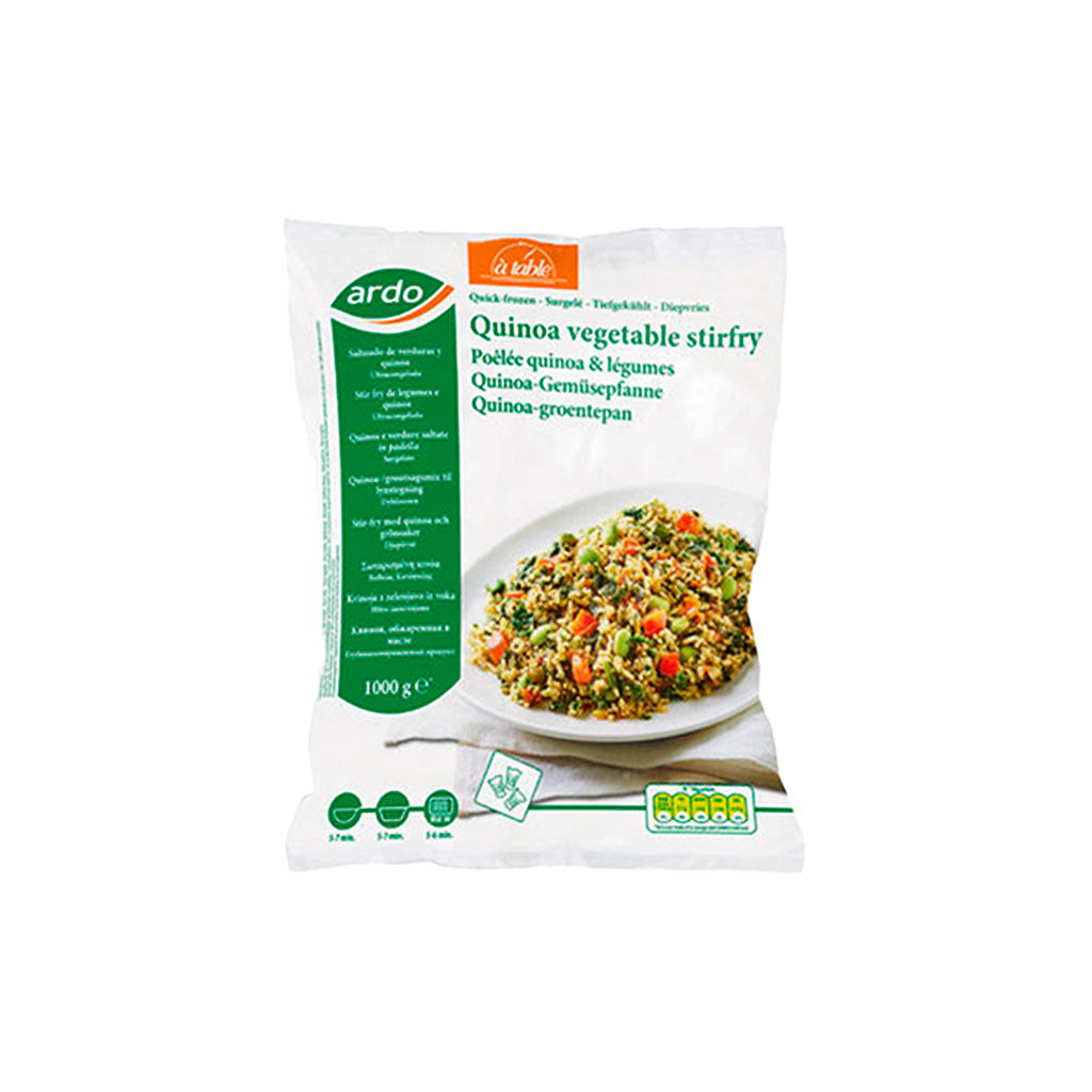 UND 12 SALTEADO DE VERDURAS Y QUINOA 400 GRM