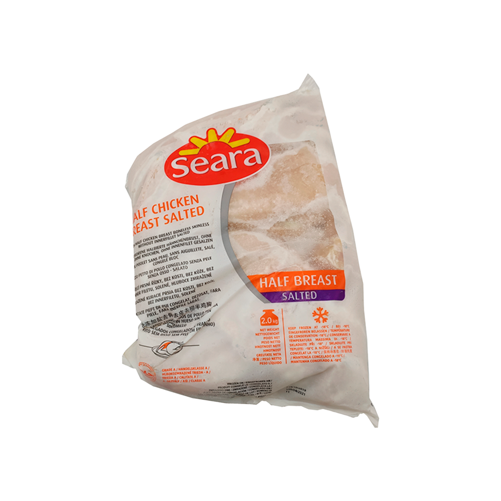 KG 12 PECHUGA DE POLLO ENTERA IQF (220/290 G/PZA)