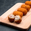 (C)UND 4 CROQUETAS DE CECINA DE VACA OKELAN 1 KG (40 UD X25 G) GESALAGA
