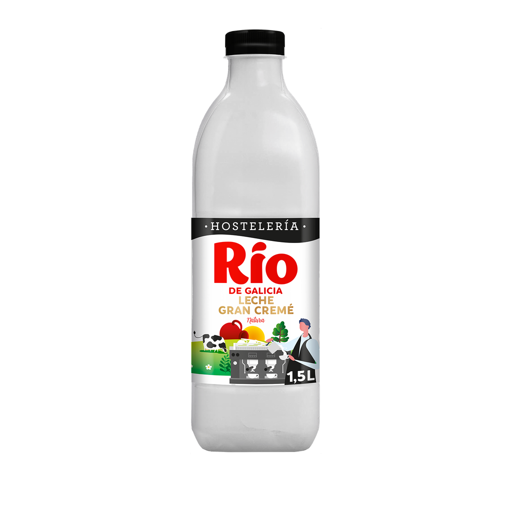 CAJA 6 UND LECHE RIO DE GALICIA GRAN CREME 1,5 LITROS