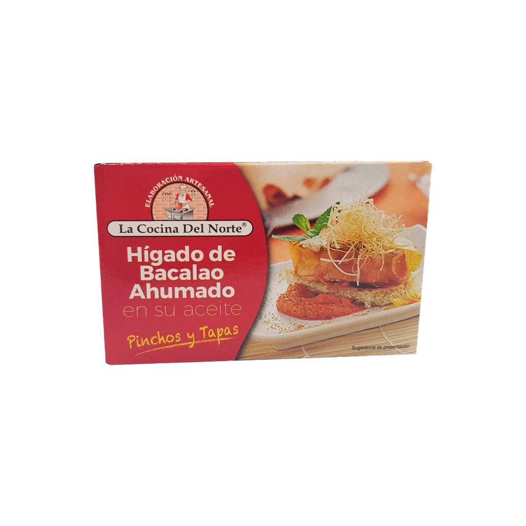 UND 25 FOIE BACALAO AHUMADO LATA 120 G LA COCINA DEL NORTE