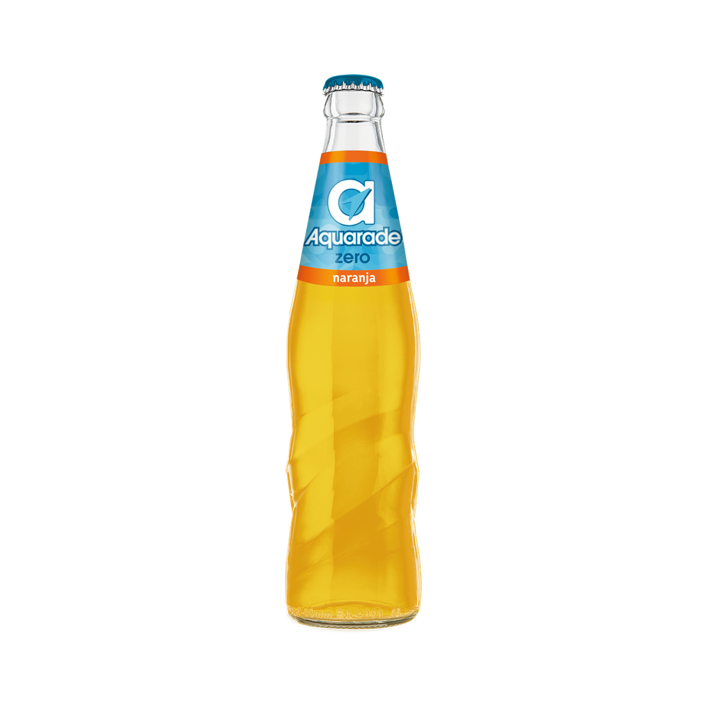 CAJA 24 UND AQUARADE ZERO NARANJA RET 350 ML (46-55)