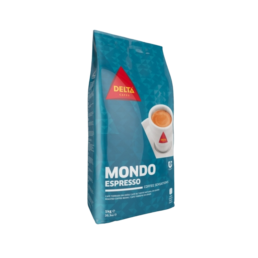 UND 10 CAFE DELTA MONDO EXPRESSO NATURAL GRANO 1 KG