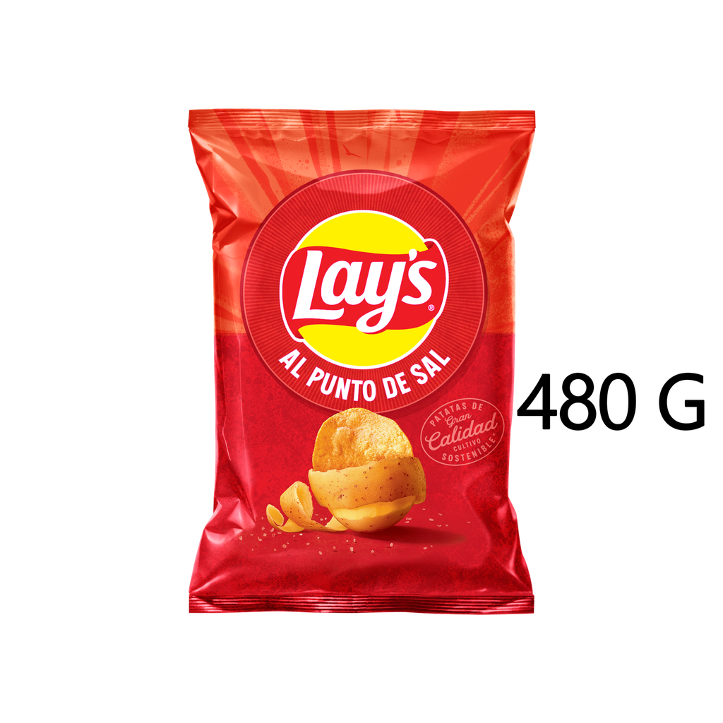 CAJA 9 UND PAPAS LAY'S SAL PEPSICO PTE 480 G