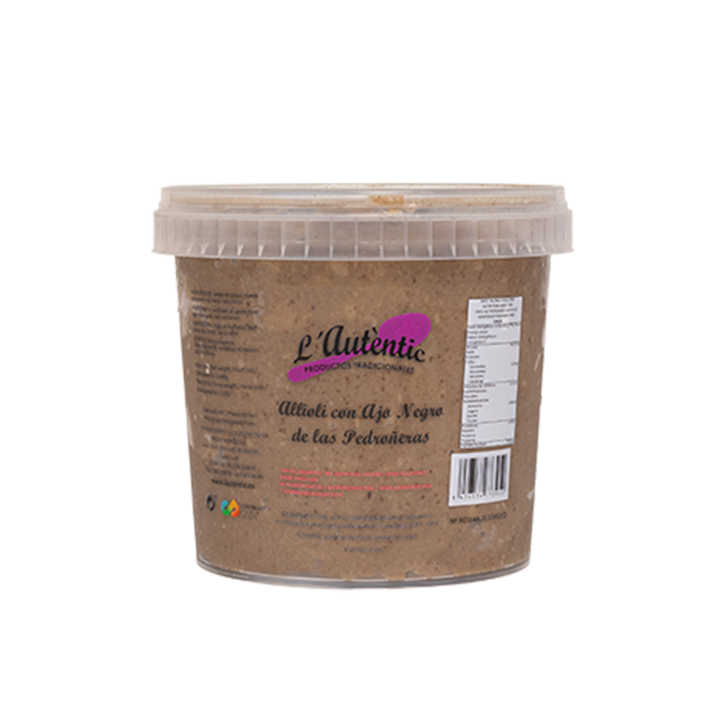 CAJA 1 UND ALLIOLI AJO NEGRO 1,5 KG AUTENTIC