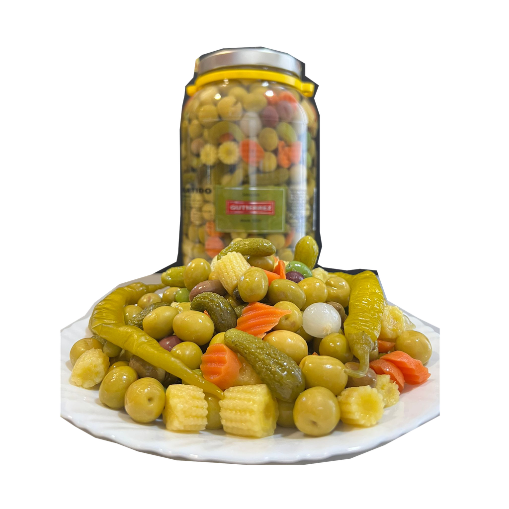 UND 3 SURTIDO ACEITUNAS TARRO 2,2 KG GUITIERREZ