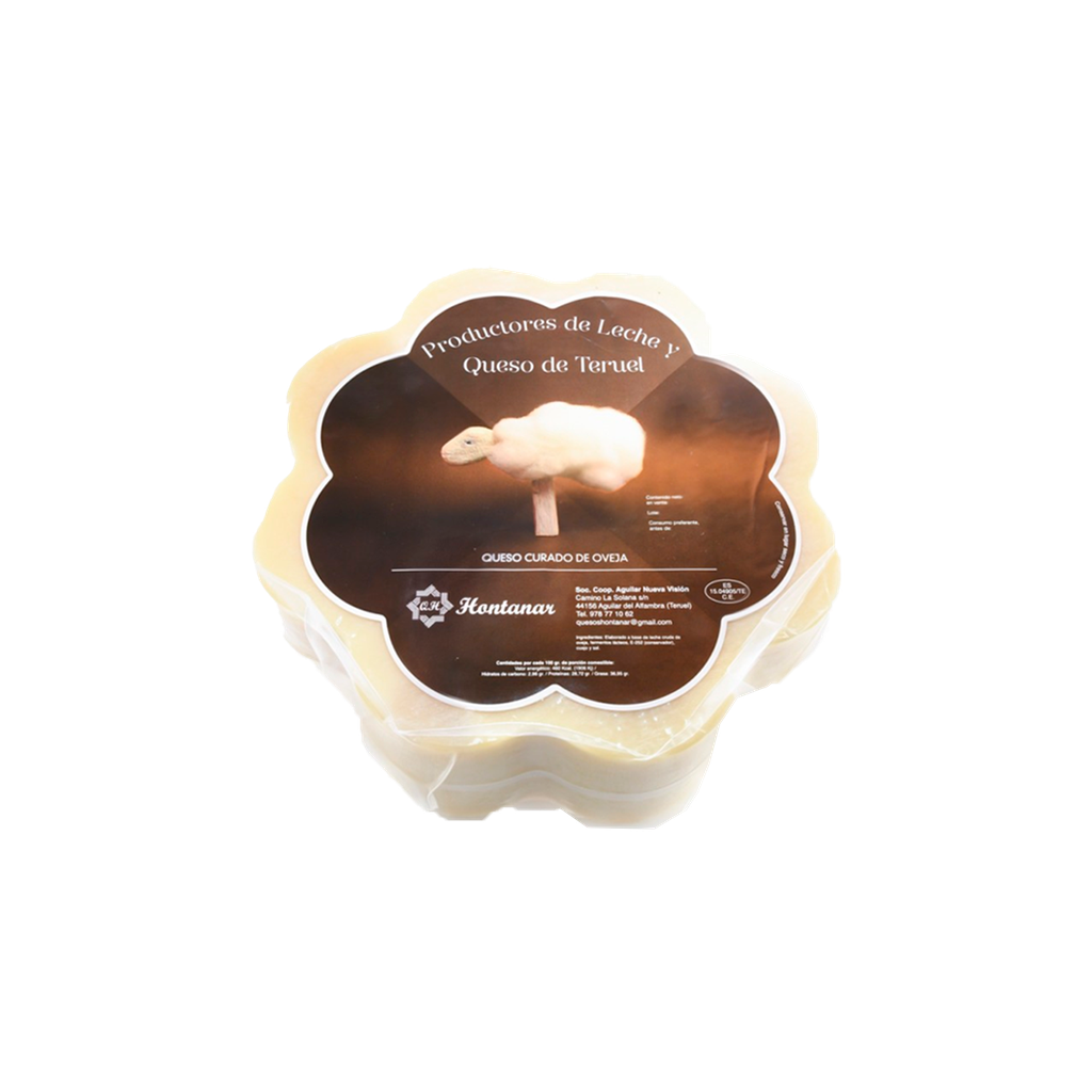 KG 2.5 QUESO OVEJA TERUEL CURADO LECHE CRUDA HONTANAR