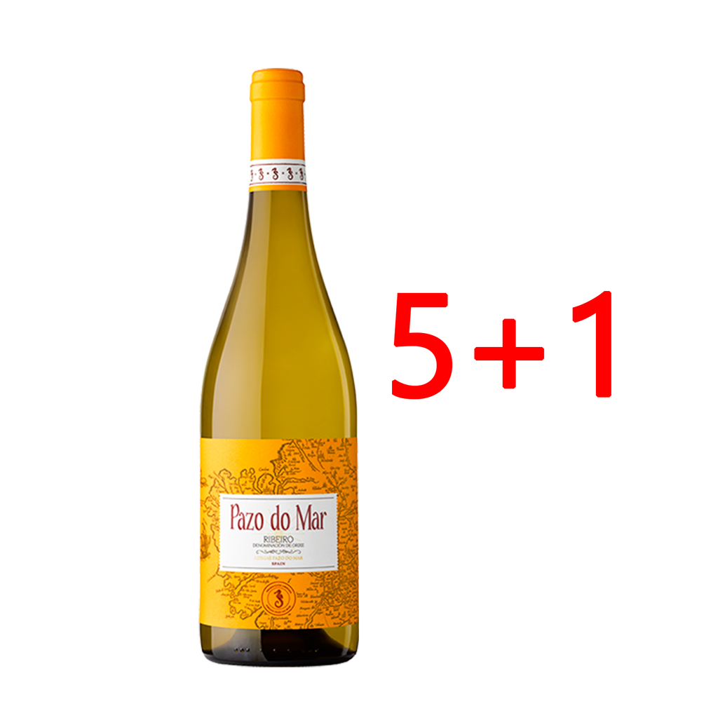 UND 5+1 VINO D.O. RIBEIRO PAZO DO MAR BLANCO 12.5º