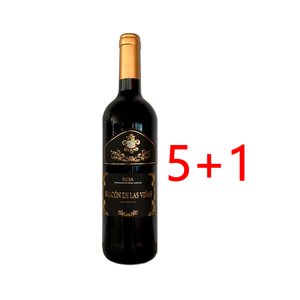 UND 5+1 VINO RIOJA CRIANZA D.O BALCON DE LAS VIÑAS 13.5º