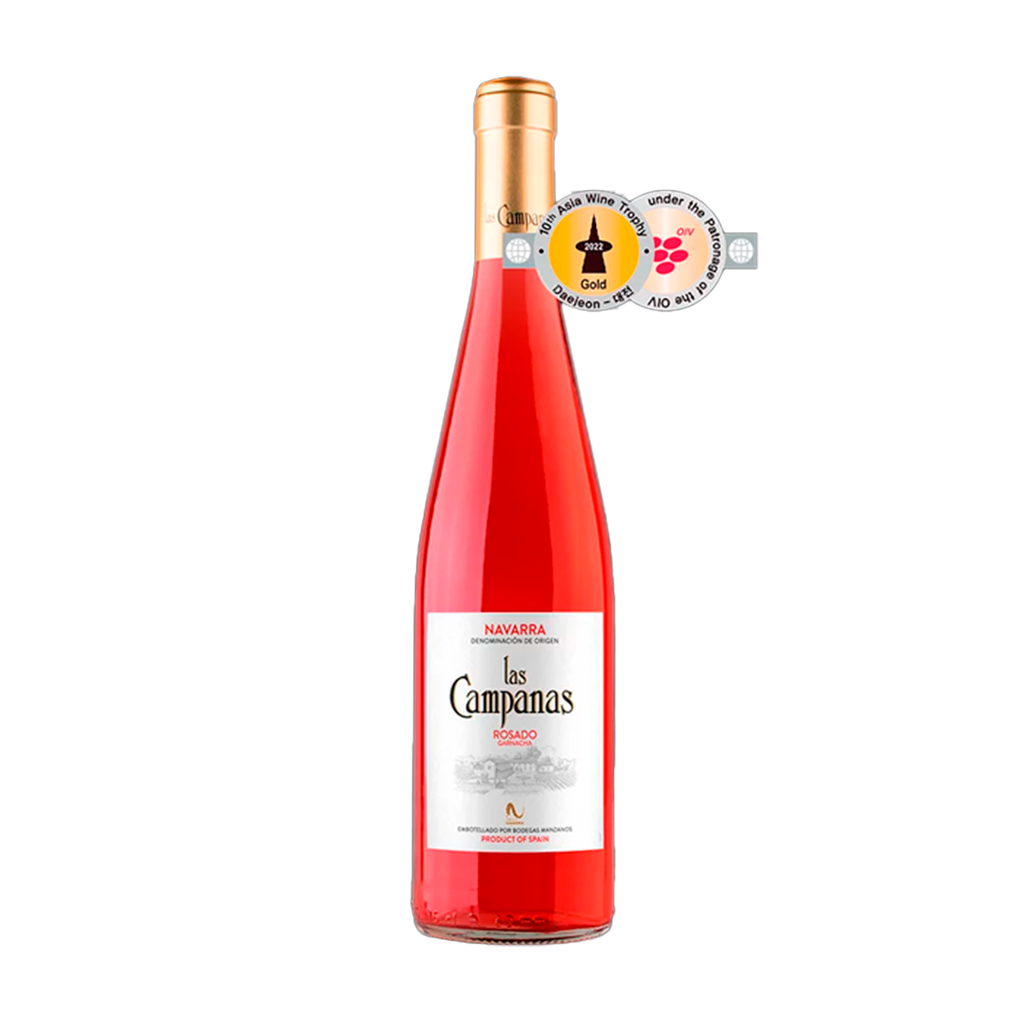 UND 6 VINO ROSADO LAS CAMPANAS D.O NAVARRA