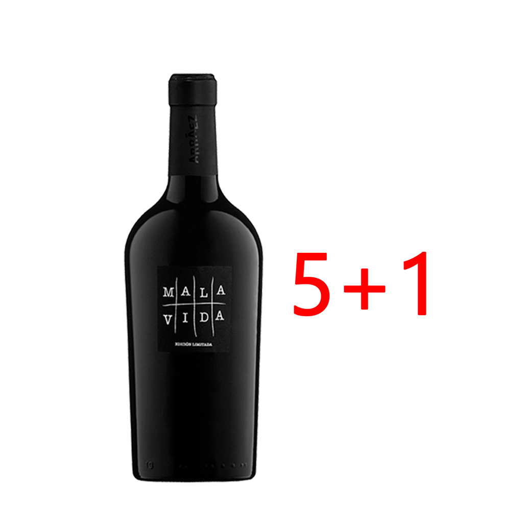 UND 5+1 VINO MALA VIDA TINTO ED. L 15º D.O. VALENCIA