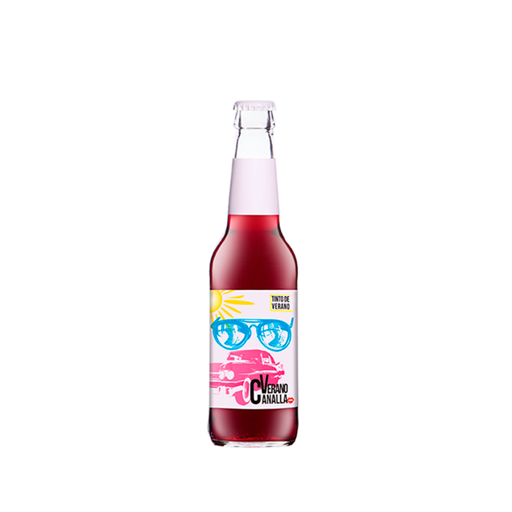 CAJA 18 UND TINTO DE VERANO CANALLA 5º 33 CL