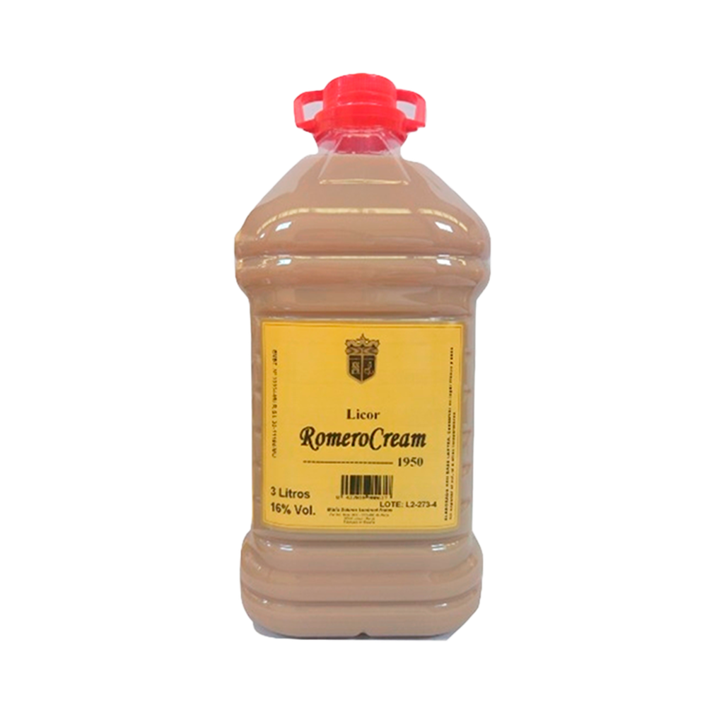 UND 4 CREMA ORUJO ROMERO 16º GARRAFA 3 L