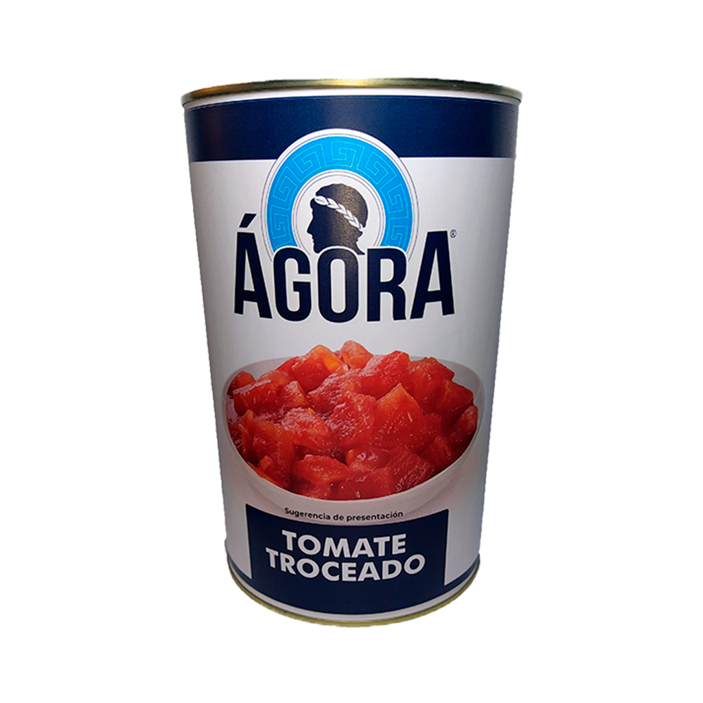 CAJA 3 UND TOMATE TROCEADO DADOS 5 KG AGORA