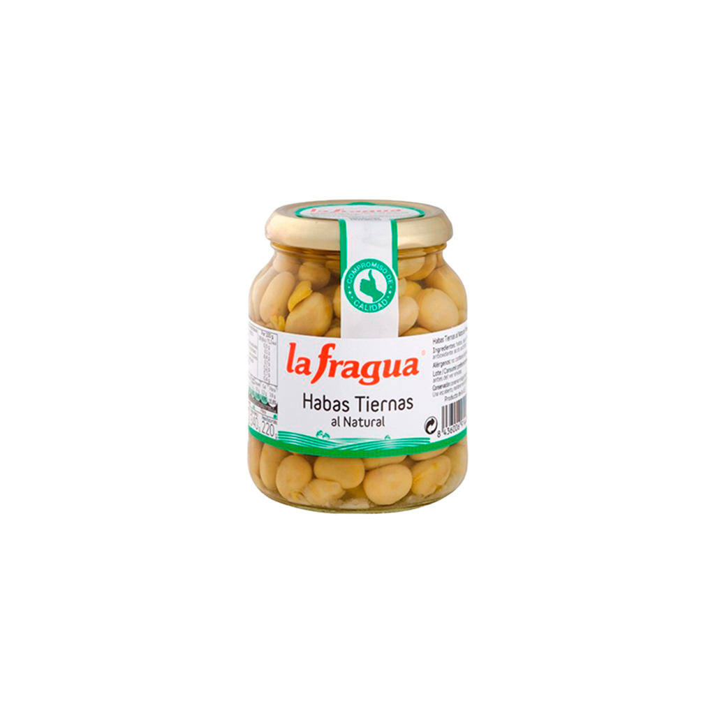 CAJA 12 UND HABAS TIERNAS AL NATURAL FCO 370 FRAGUA