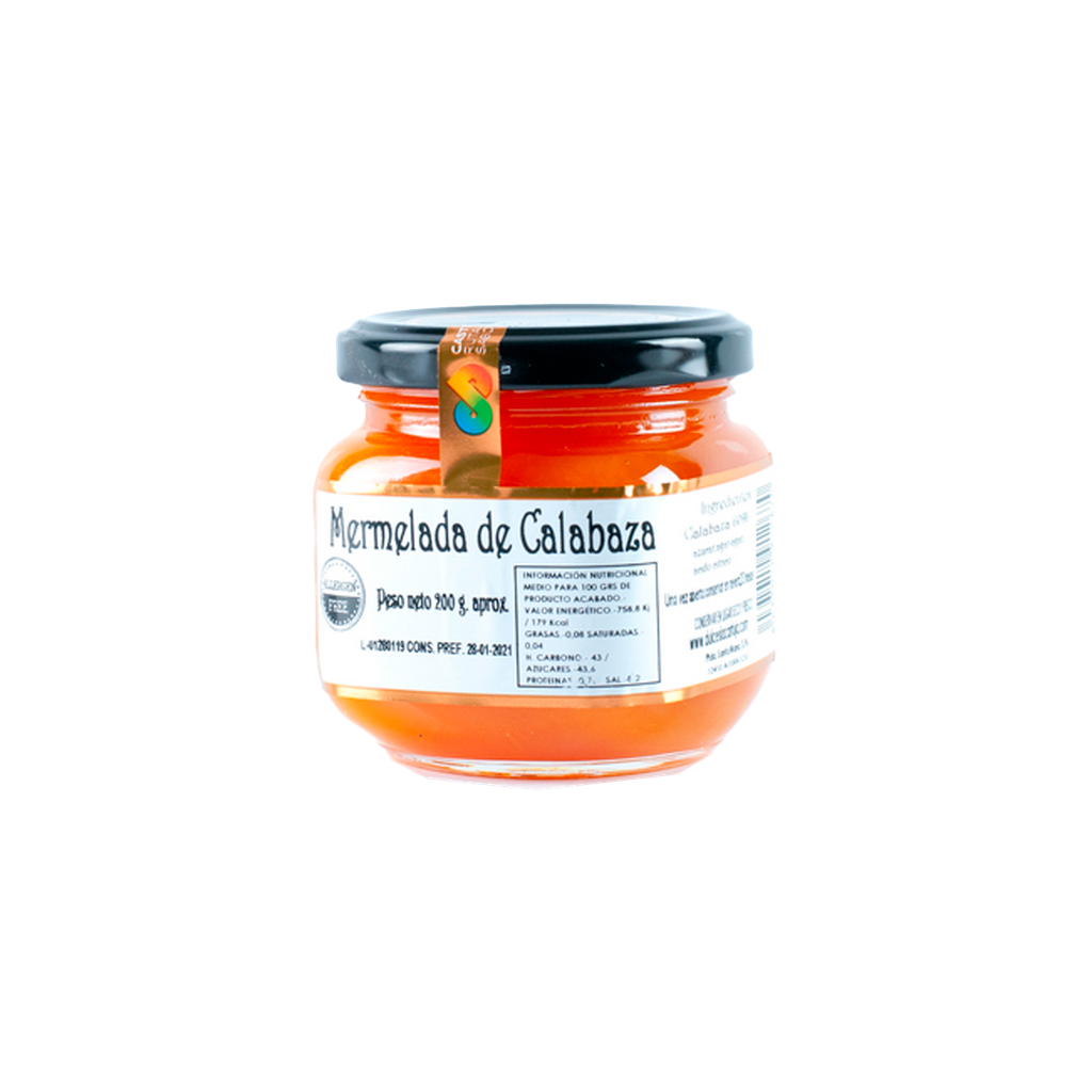 UND 18 MERMELADA CALABAZA FCO 200 G CARTUJA