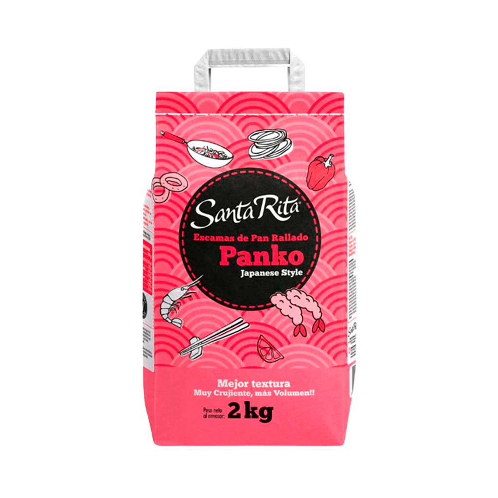 CAJA 1 UND PANKO-PAN ESCAMAS JAPONES 2 KG SANTA RITA