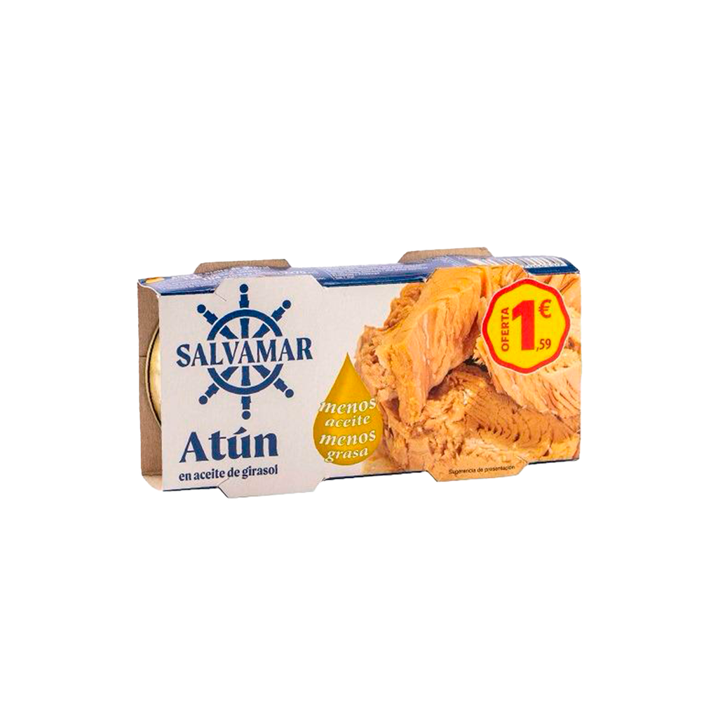 UND 16 ATUN GIRASOL PACK 2 SALVAMAR PVP 1.59