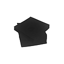 CAJA 24 UND SERVILLETA 50 UND 40X40 2 CAPAS NEGRA PUNTA