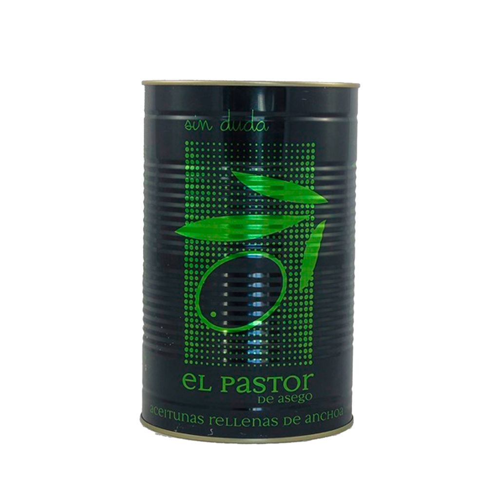 CAJA 3 UND ACEITUNA RELLENA ANCHOA LATA 5 KG PASTOR