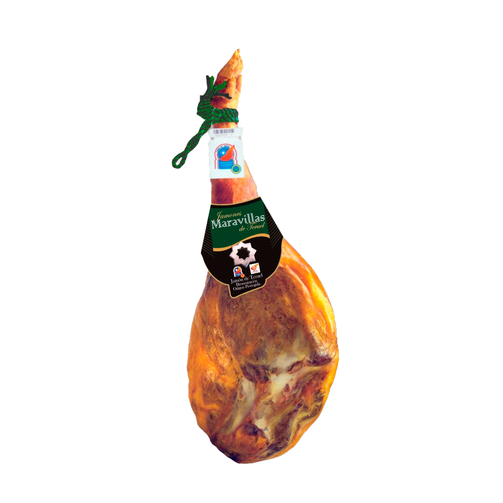UND 1 JAMON D.O MARAVILLAS DE TERUEL C/PATA PZA 7.5 KG