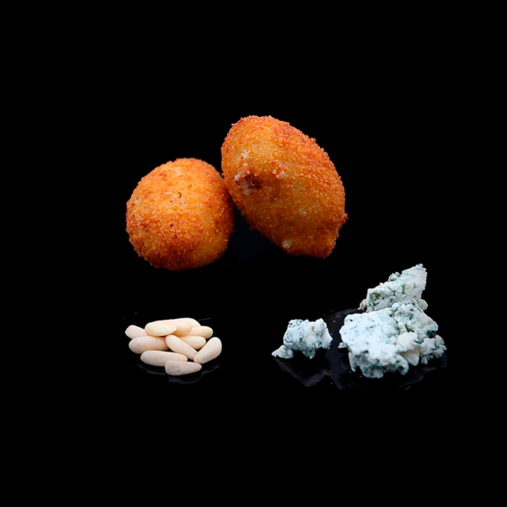 (C)CAJA 60 UND 35 G CROQUETAS CABRALES CON PIÑONES TOSTADOS 2 K VAREA