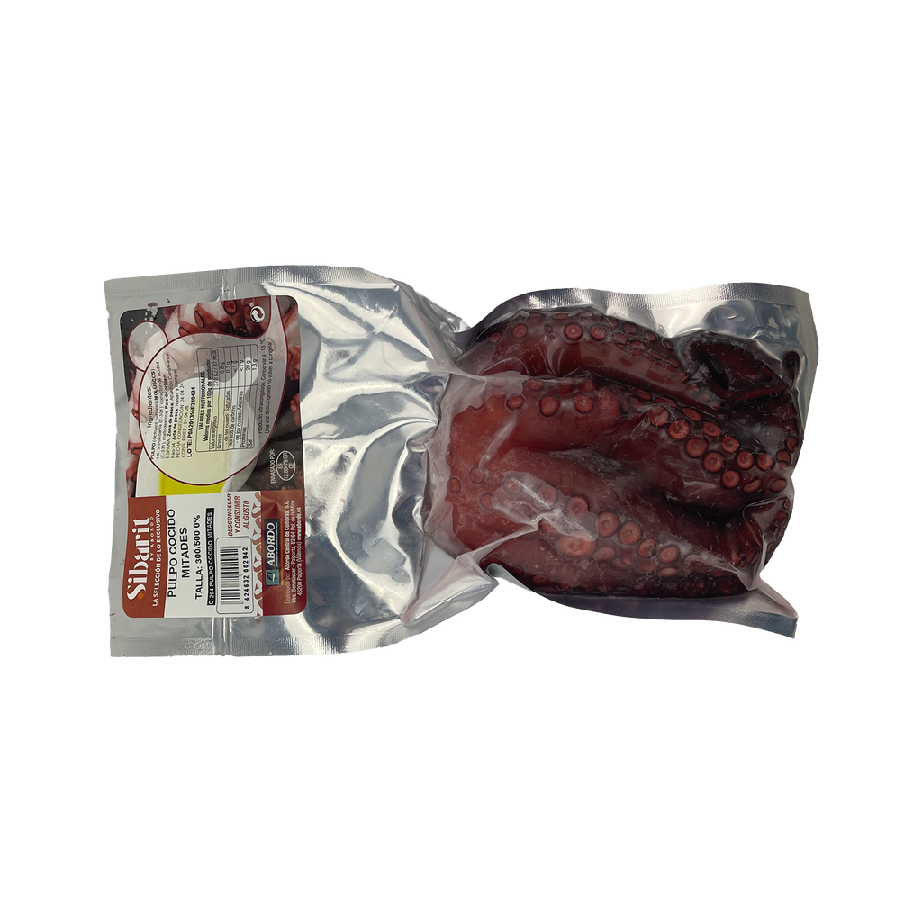 UND 10 PULPO COCIDO MITADES 350/400 GR