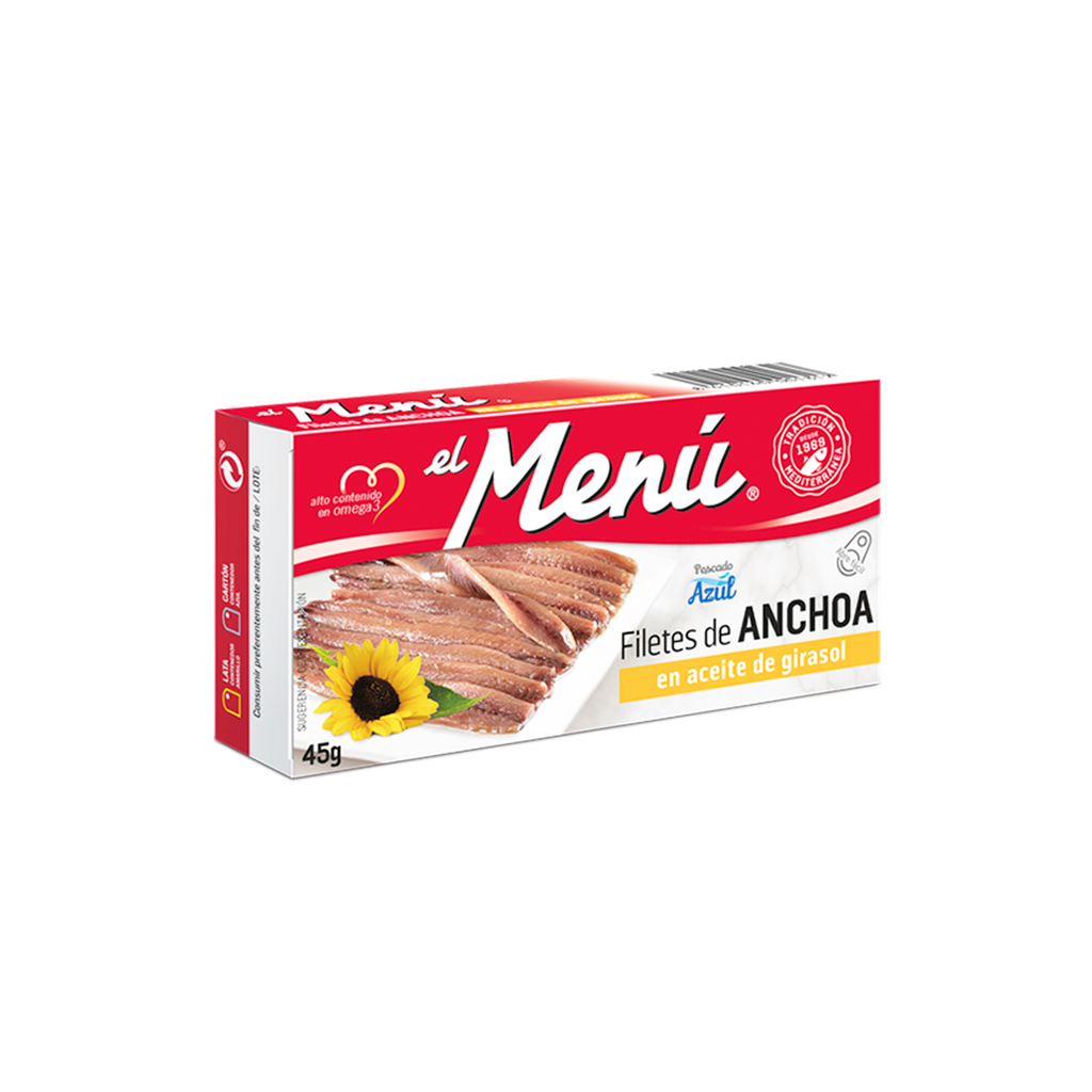 CAJA 24 UND ANCHOAS EL MENU LATA 50 G