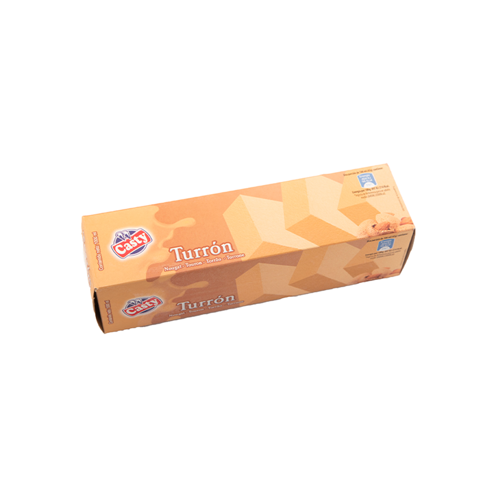 UND 9 BARRA DE HELADO DE TURRON 1L