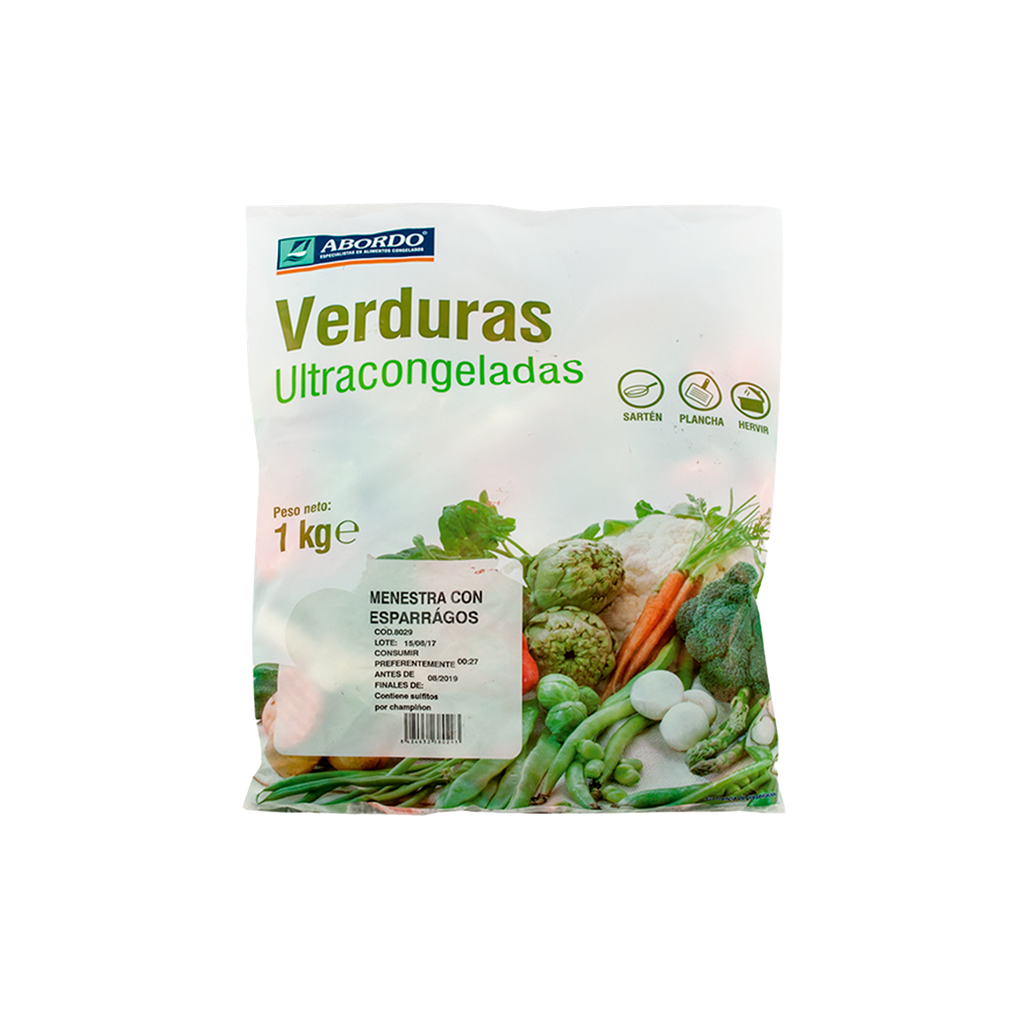 UND 10 MENESTRA CON ESPARRAGO B/ 1 KG