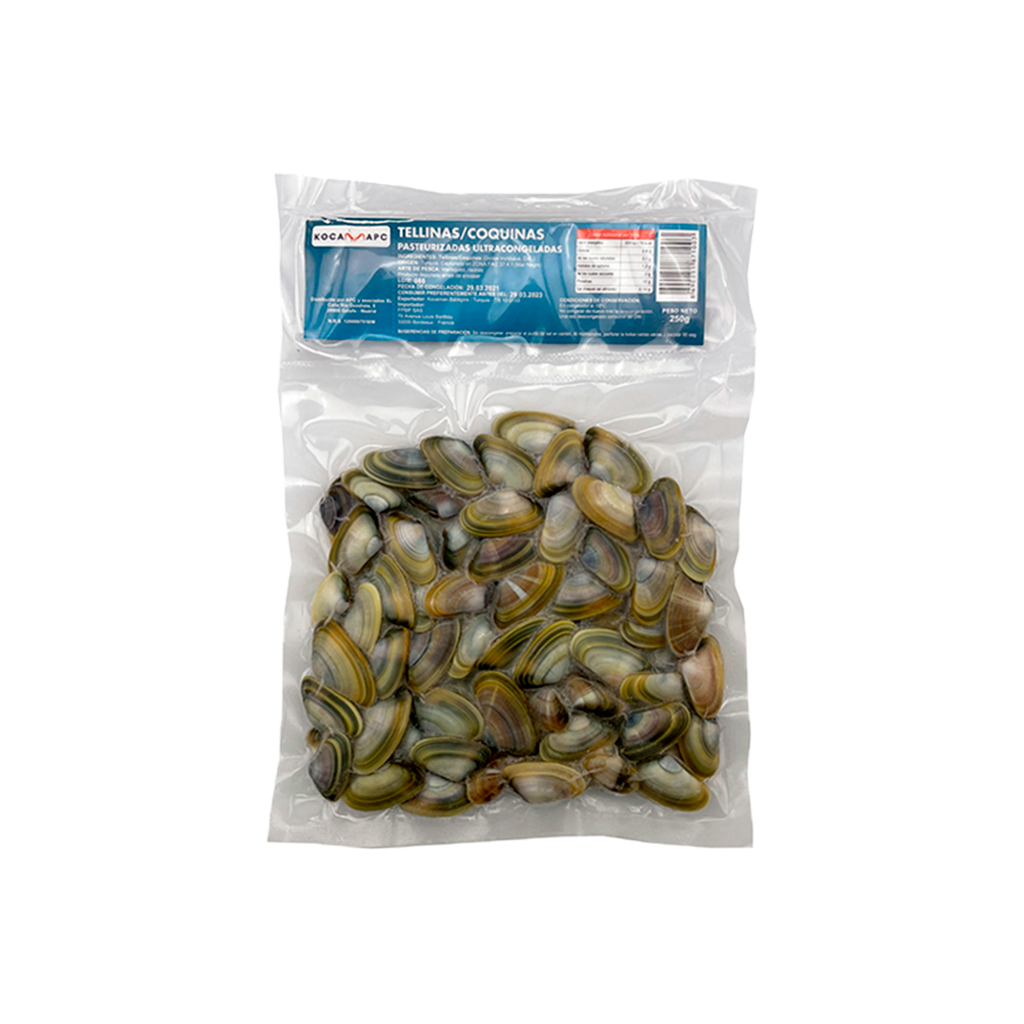 UND 12 TELLINAS LIMPIA B/250 G