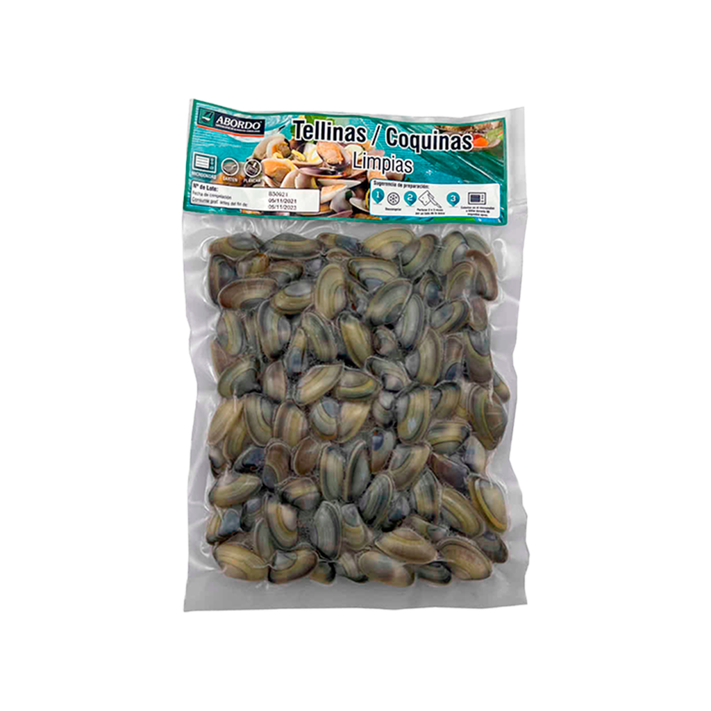 UND 12 TELLINAS LIMPIAS GRANDES EXTRA 250 G