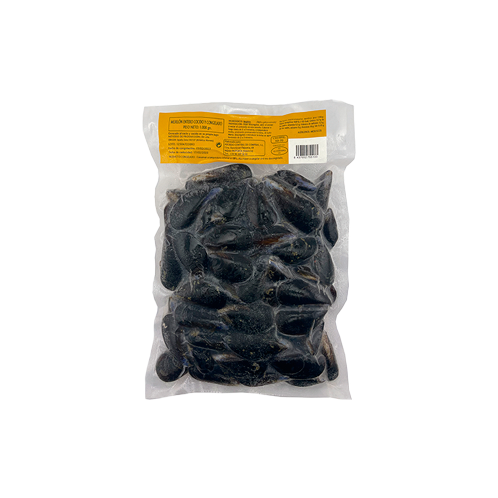 UND 6 MEJILLONES COCIDOS EN SU JUGO 1 KG