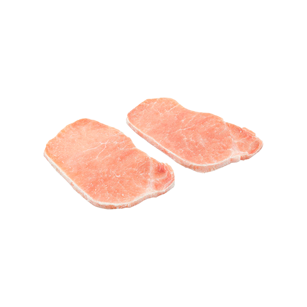 KG 5 CORTADAS DE LOMO CINTA DE CERDO IQF 80-120 G APROX