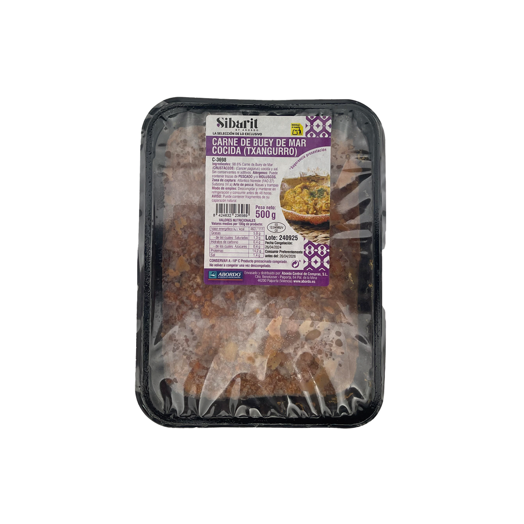 UND 12 CARNE DE BUEY TXANGURRO B/500G