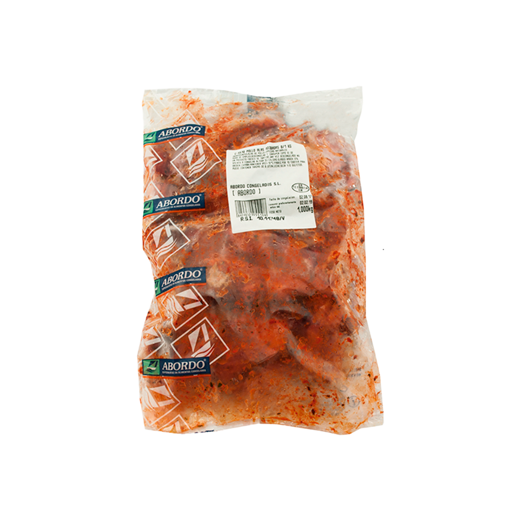UND 4 ALAS DE POLLO ADOBADAS 1KG
