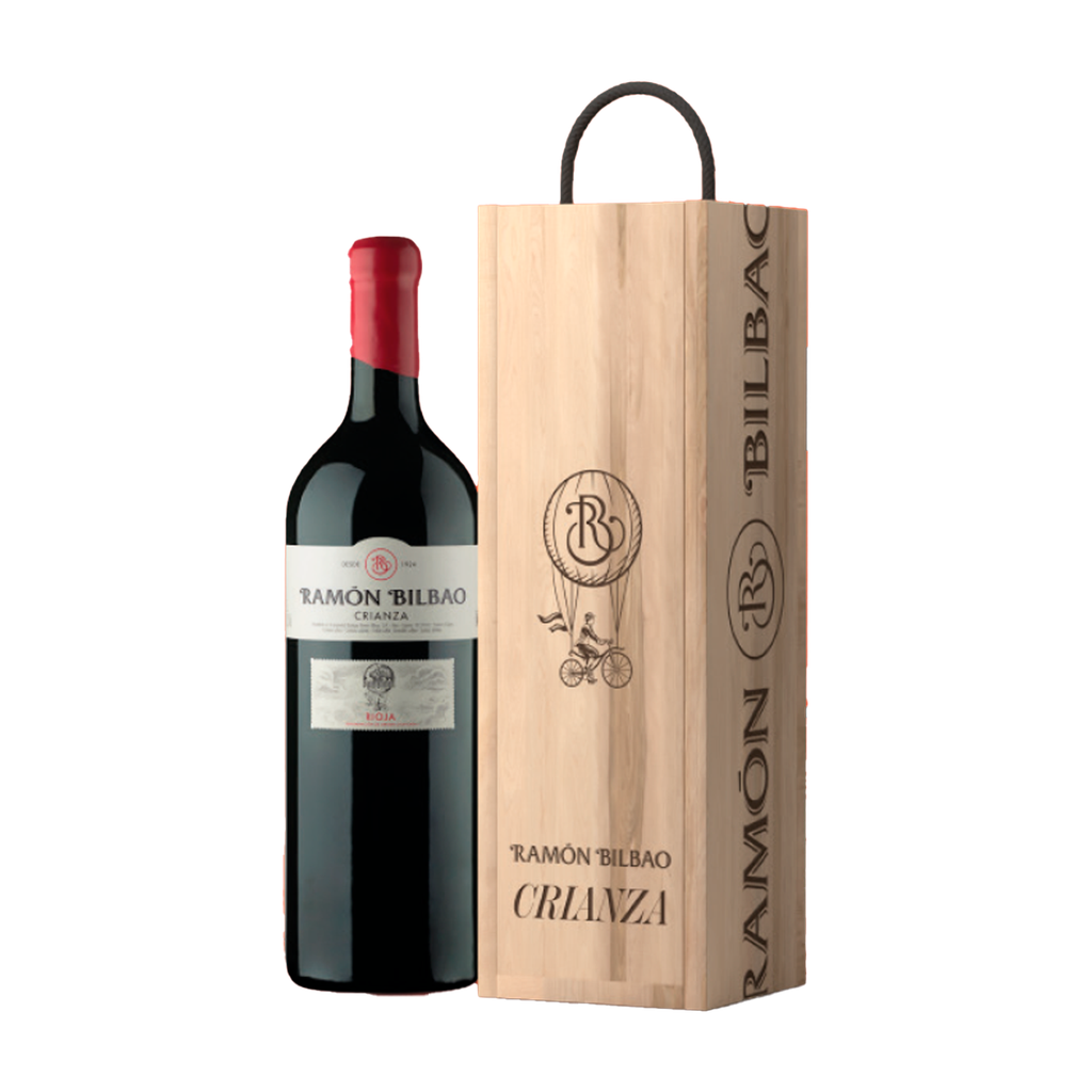 LOTE 19 R BILBAO CRIANZA 5 L ESTUCHE MADERA