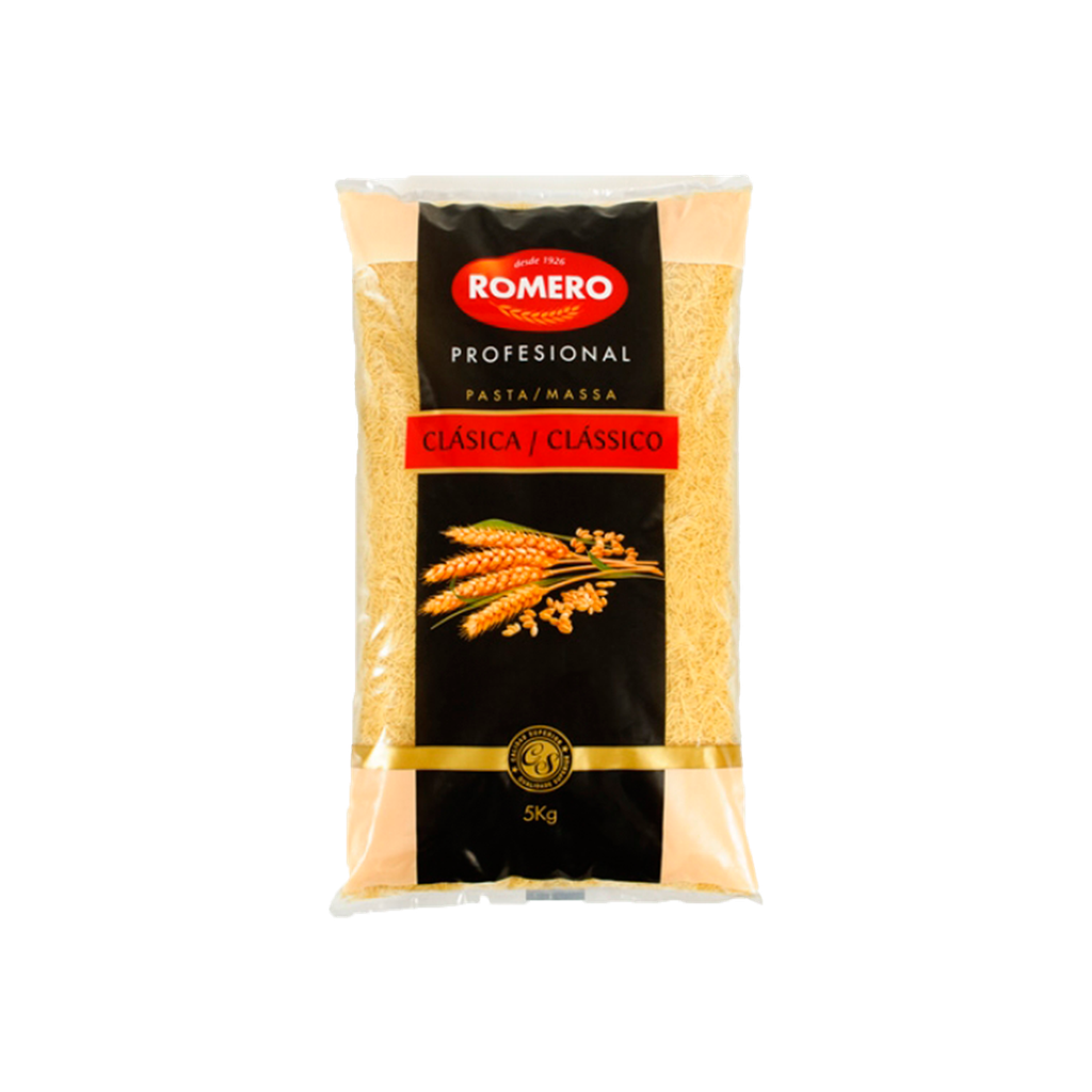 CAJA 1 UND PASTA ROMERO FIDEO CABELLO Nº 0 5 KG