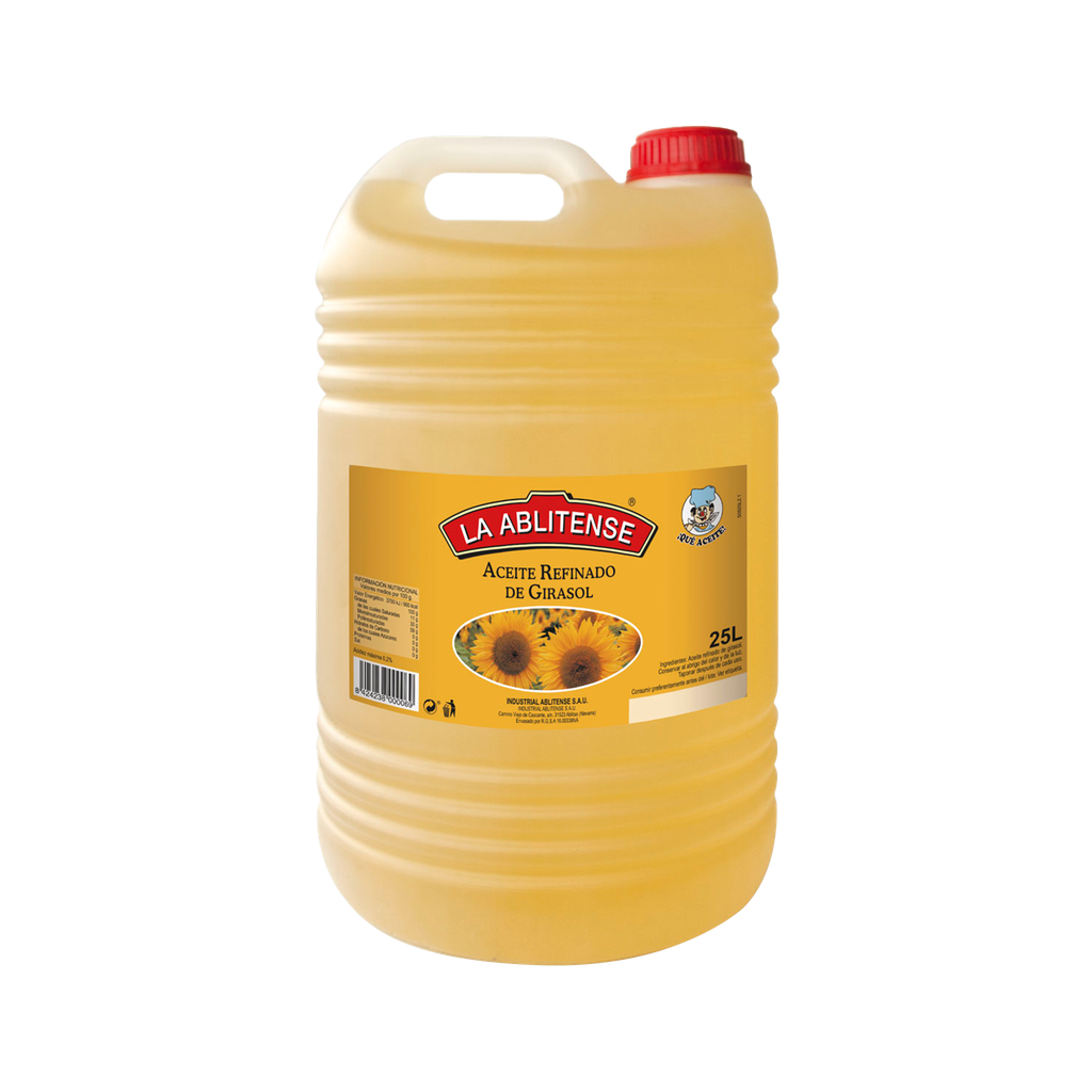 CAJA 1 UND ACEITE GIRASOL G-25 L PET APILABLE LA ABLITENSE